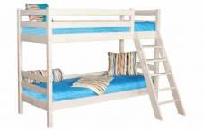 Кровать детская двухъярусная «Соня» с наклонной лестницей (вариант 10)